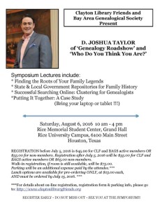 Josh Taylor Symposium at Clayton 2016