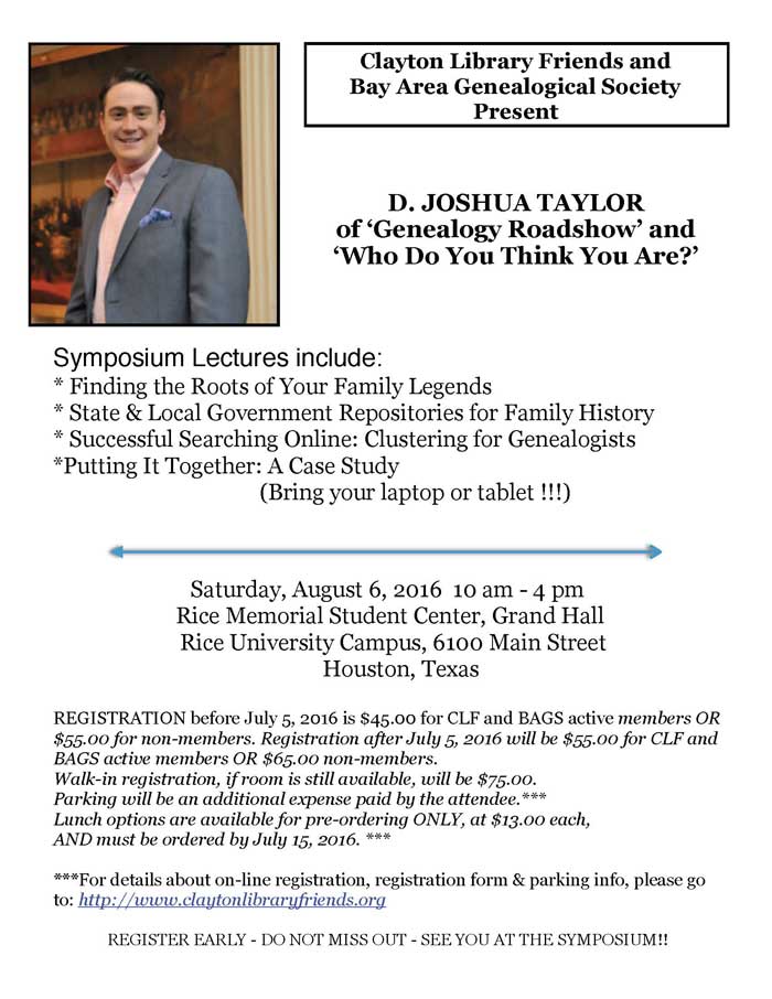 Josh Taylor Symposium at Clayton 2016