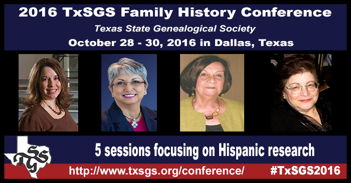 TxSGS 2016 Conference Hispanic Research