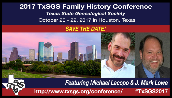 TxSGS 2017 Save the Date promo graphic