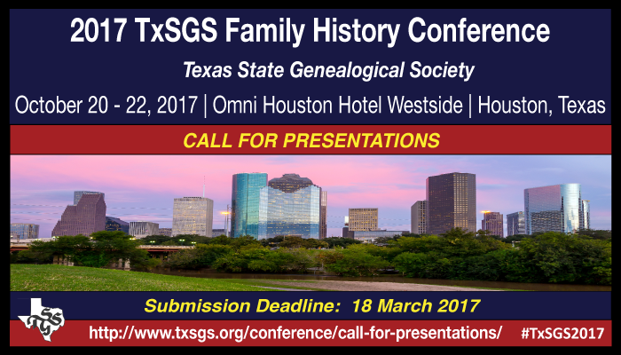 TxSGS 2017 Call for Presentations