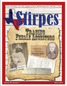 Stirpes Cover Volume 56 Number 1