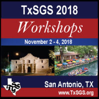 Attend a Workshop at TxSGS 2018 Conference