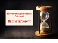 Early Bird Registration Ends October 6